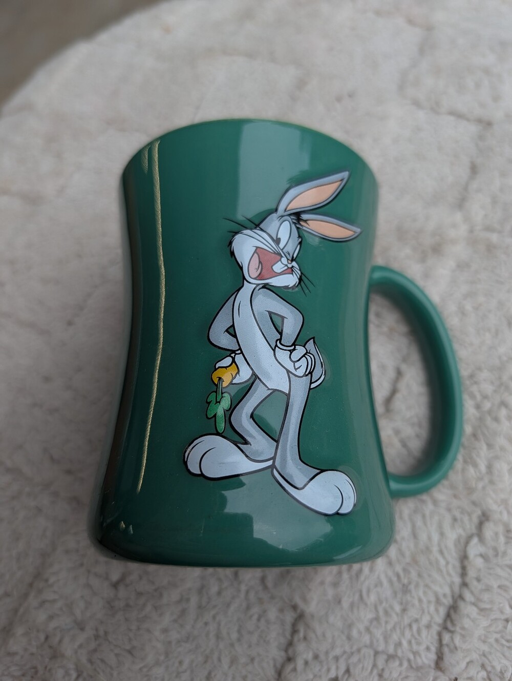 Bugs Bunny Green Ceramic Mug - Classic Looney Tunes